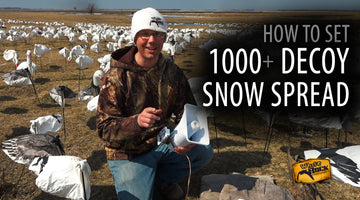 How To Set a 1000+ Decoy Snow Goose Spread